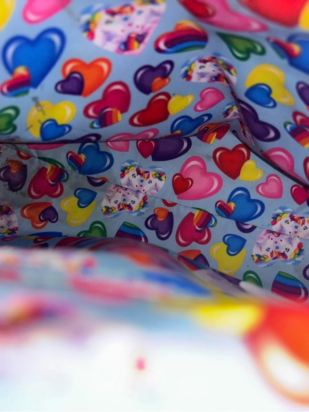 Lisa Frank Pastel Rainbow Cloud Backpack with Matching Wallet - Picture 4 of 12